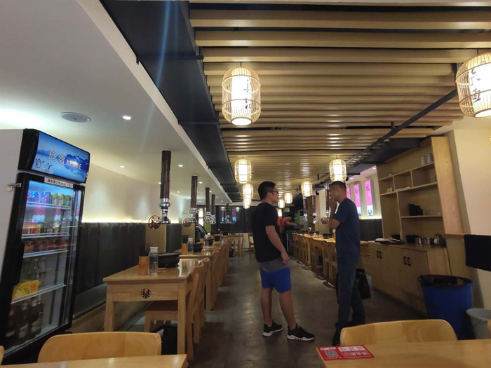 长沙天心区柒酒烤肉林科大店商业空间装修